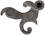 Bridle, as cast, uses two screws